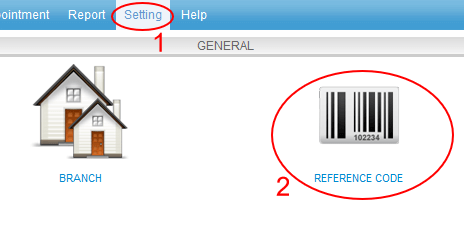 item setting define item code1